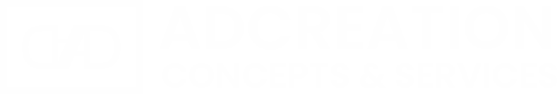 AD CREATION LOGO WHITE