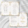 A4 BI FOLD WEDDING PROGRAME