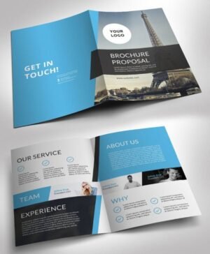 A4 BI-FOLD BROCHURE PRINTING AND DESIGN